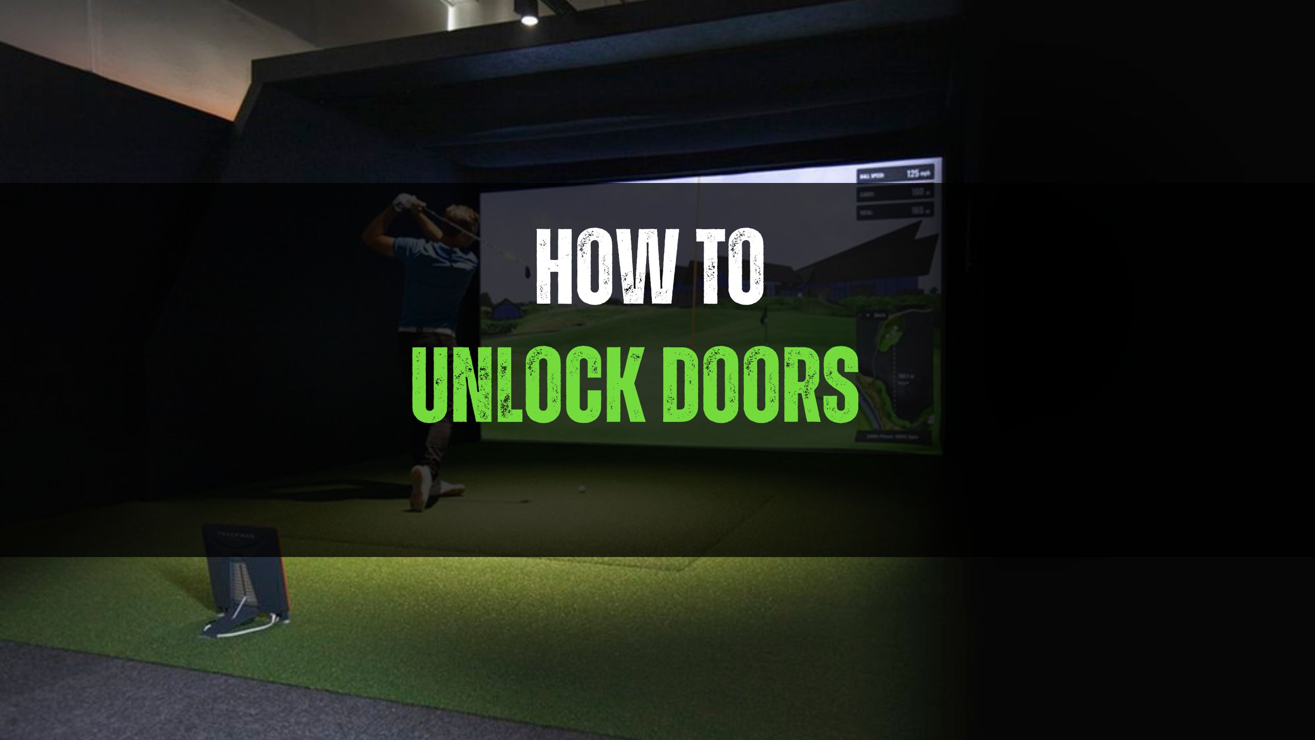 How To Unlock Doors At Shotgun Golf